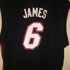 Miami Heat LeBron James #6 NBA Jersey